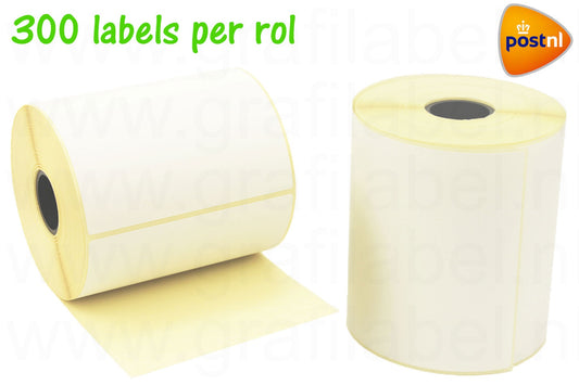 Verzendetiket / Pakketlabel PostNL 102x150mm - 300 labels per rol