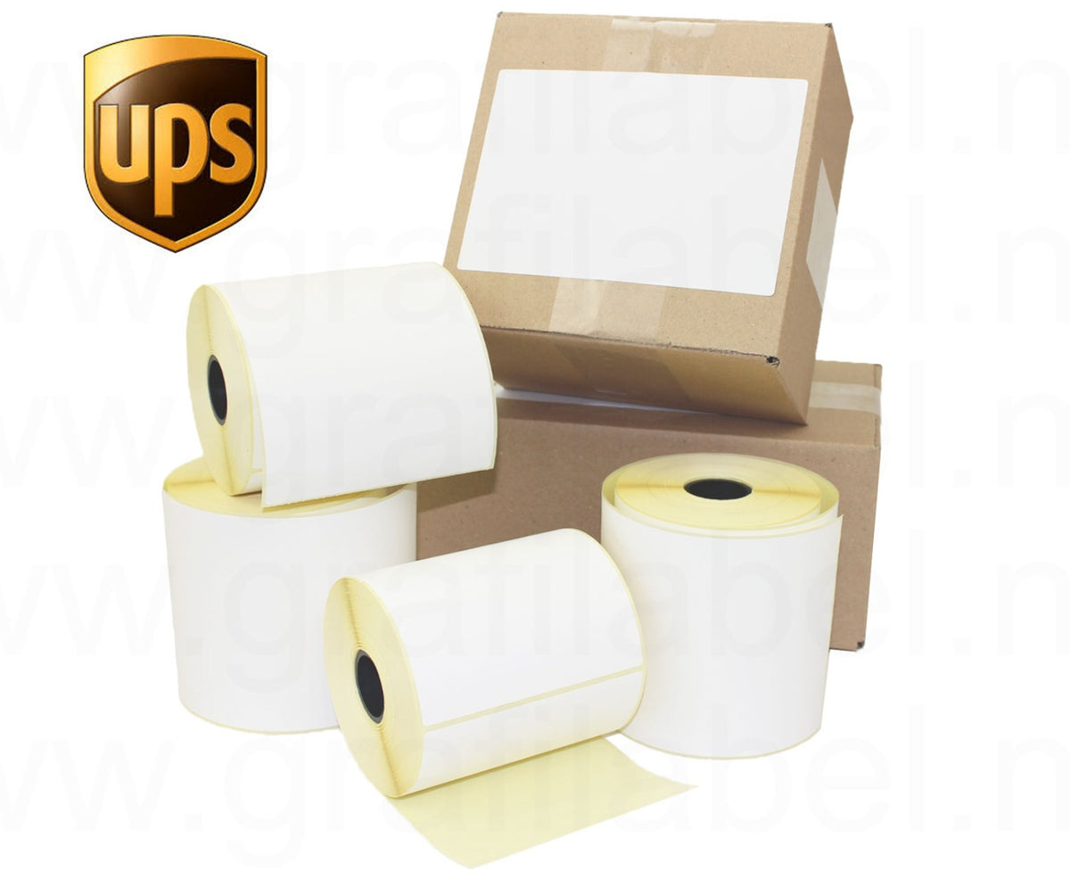 Verzendetiket / Pakketlabel UPS 102x150mm - 300 labels per rol