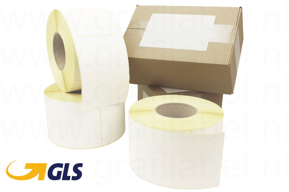 Verzendetiket / Pakketlabel GLS 102x150mm - 900 labels per rol