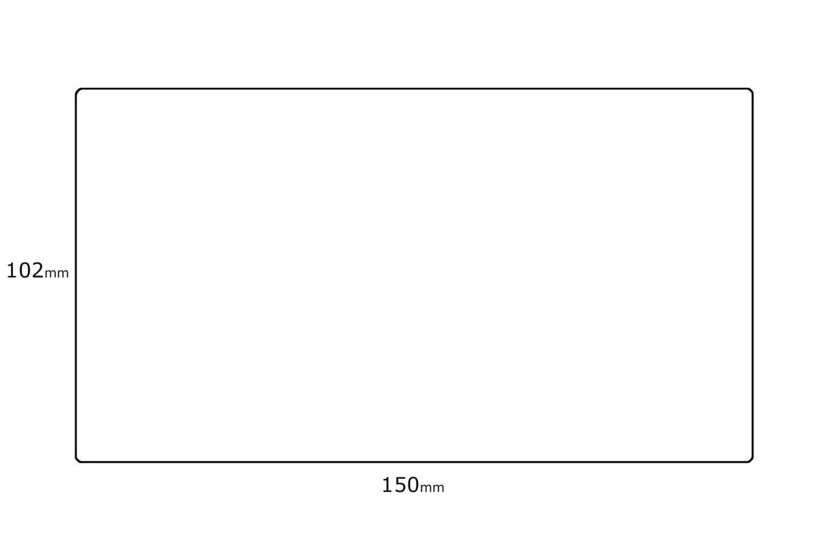 Verzendetiket / Pakketlabel 102x150mm - 300 labels per rol