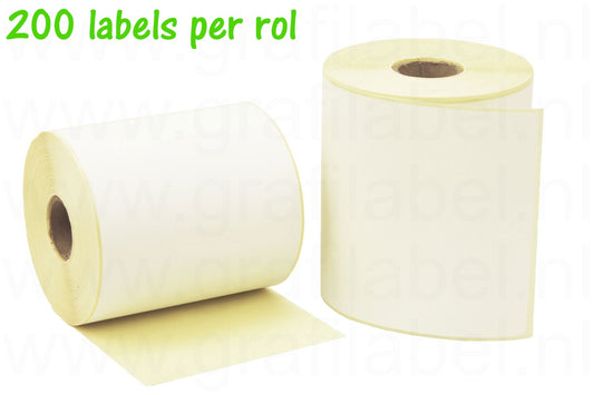 Verzendetiket / Pakketlabel 102x210mm - 200 labels per rol