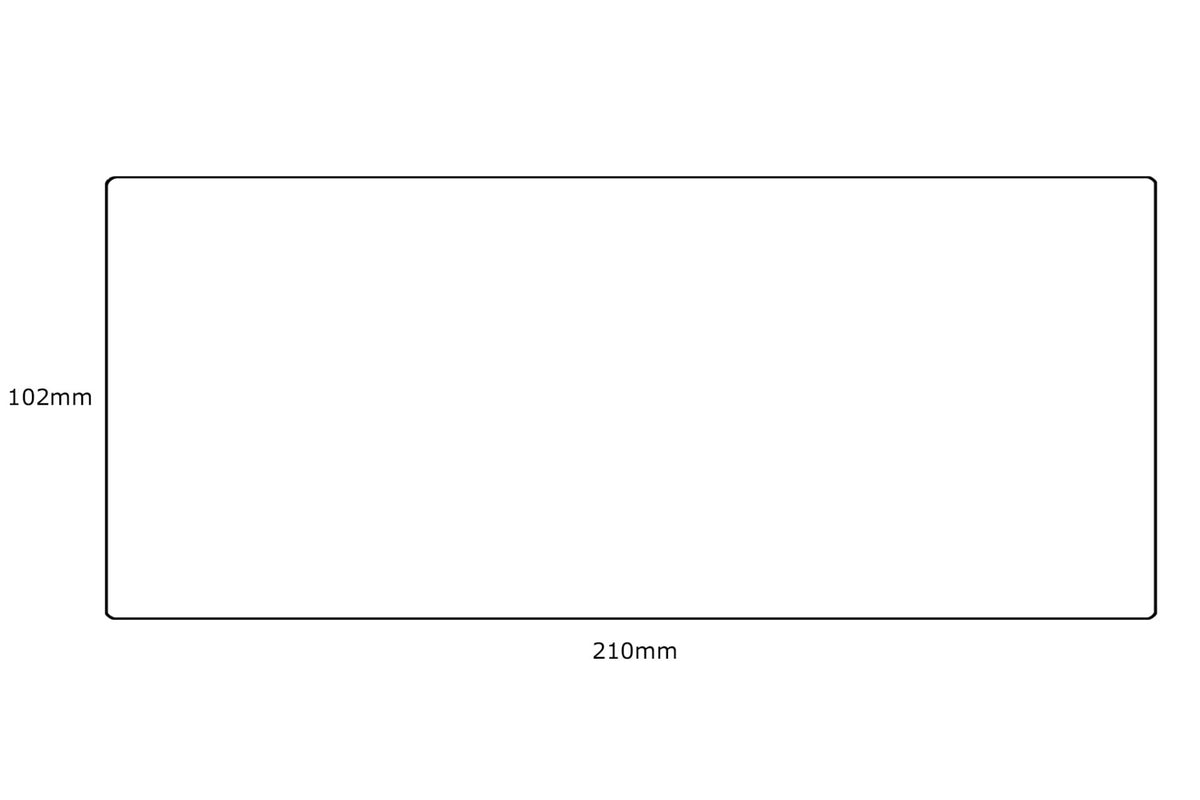 Verzendetiket / Pakketlabel DHL 102x210mm - 200 labels per rol