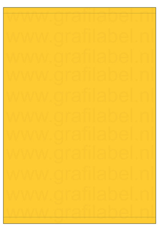 Geel A4 etiket / Laservel 210x280mm - 1 per vel permanent (doos à 200 vel)