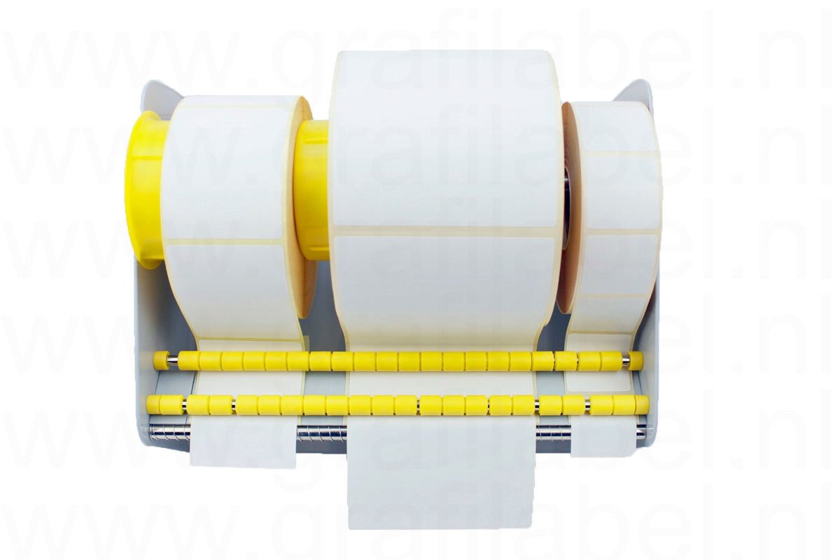 Etiketten wanddispenser (ook voor toonbank) 265mm breed