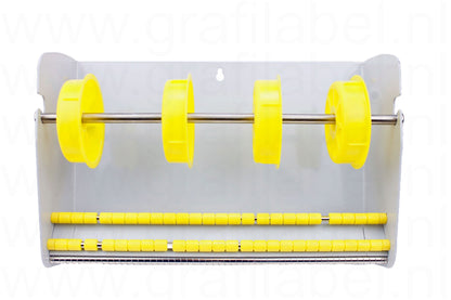 Etiketten wanddispenser (ook voor toonbank) 318mm breed