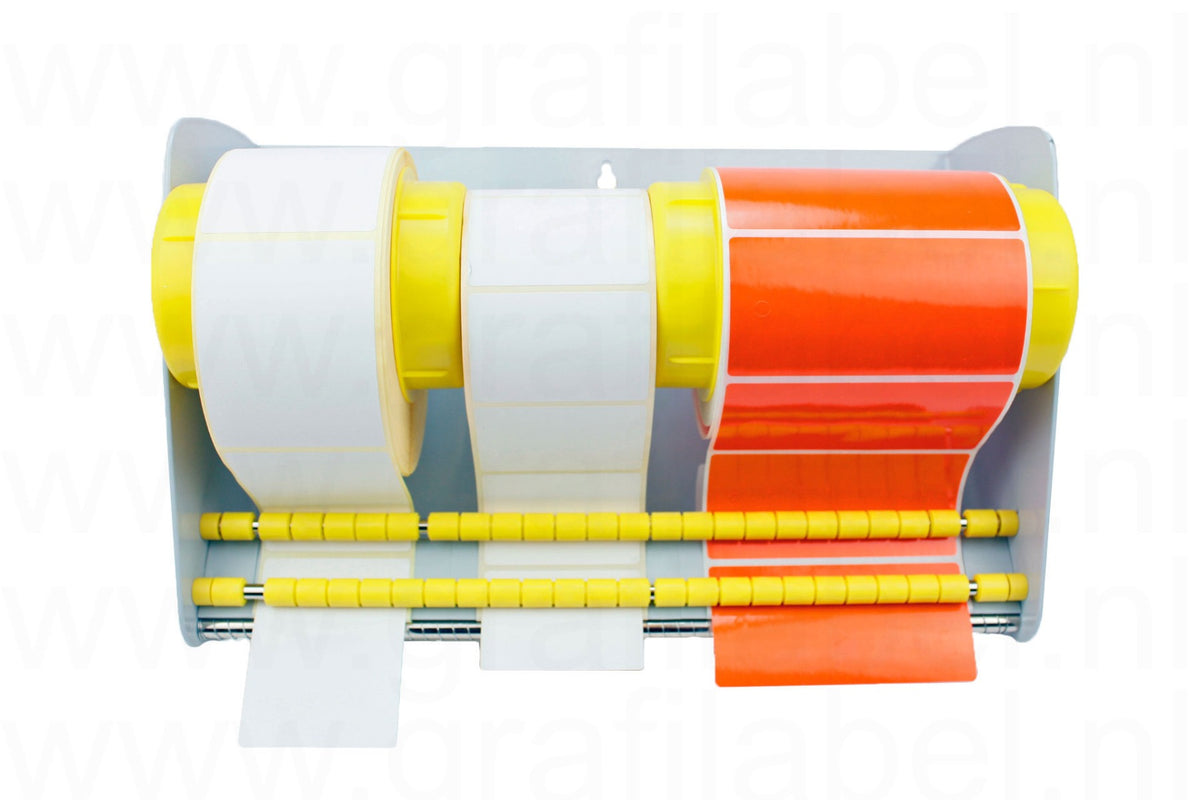 Etiketten wanddispenser (ook voor toonbank) 318mm breed