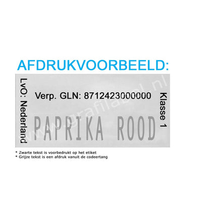 Codeertang EVO 1-regelig voor 37x19mm etiket (X-model) 