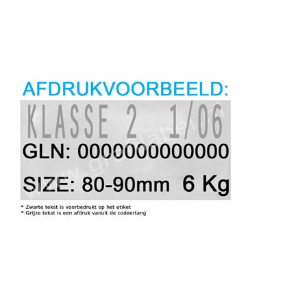 Codeertang EVO 1-regelig voor 37x19mm etiket (X-model) 