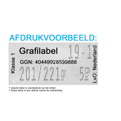 Codeertang EVO 2-regelig voor 37x19mm etiket (X-model) 