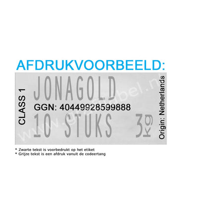 Codeertang EVO 2-regelig voor 37x19mm etiket (X-model) 