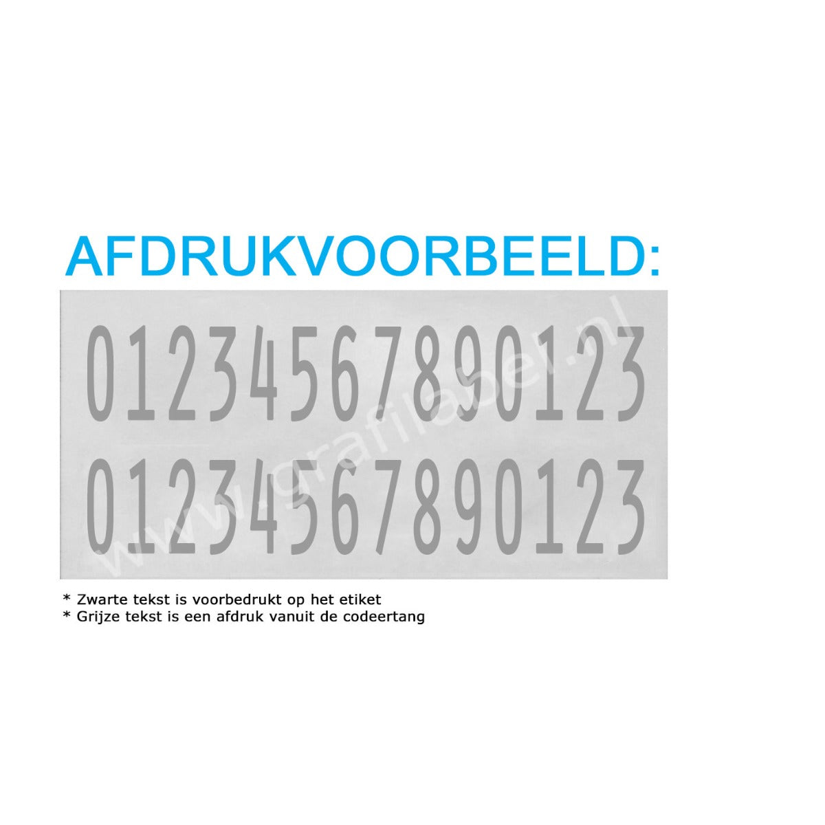 Codeertang Blitz 2-regelig voor 37x19mm etiket (X-model) 