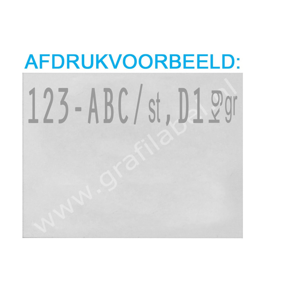 Codeertang EVO 1-regelig voor 37x28mm etiket (W-model) 