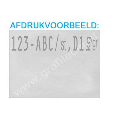 Codeertang EVO 1-regelig voor 37x28mm etiket (W-model) 