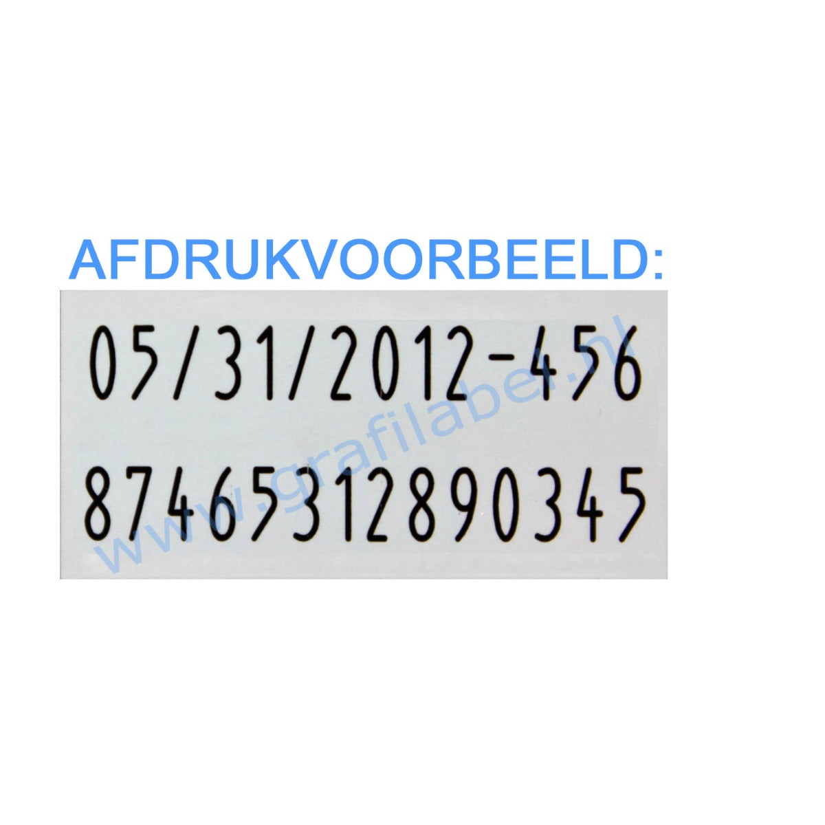Codeertang Blitz 2-regelig voor 37x19mm etiket (X-model) 