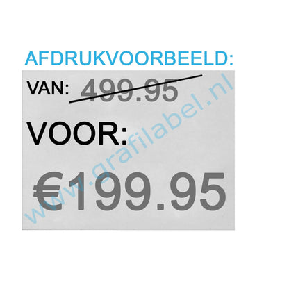Codeertang Blitz 2-regelig voor 37x28mm etiket (W-model) 