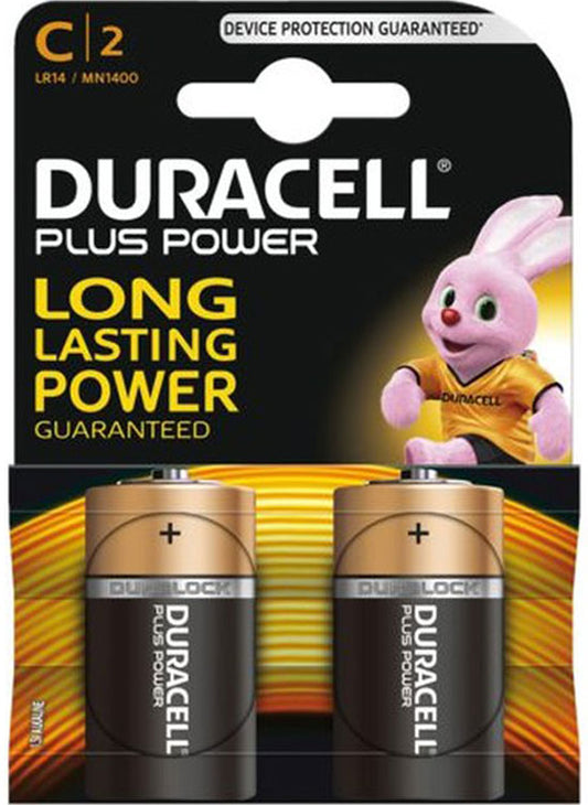 Batterij Duracell Plus Power C (LR14) 2-pack - MN1400KC/2