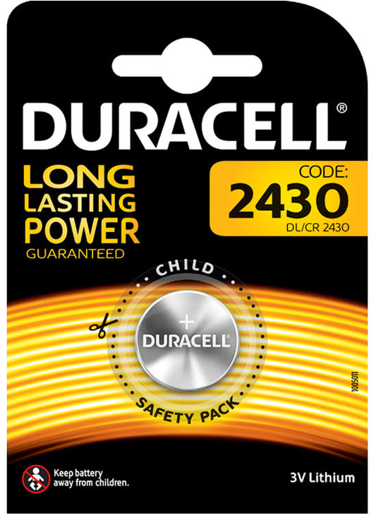 Batterij Duracell Lithium CR2430 1-pack - DL2430