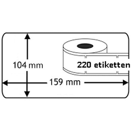Dymo compatible 4XL - 159x104mm