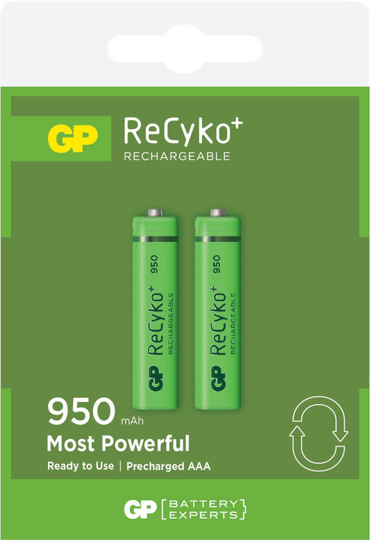 Batterij oplaadbaar GP AAA NiMh 950 mAh 2-pack