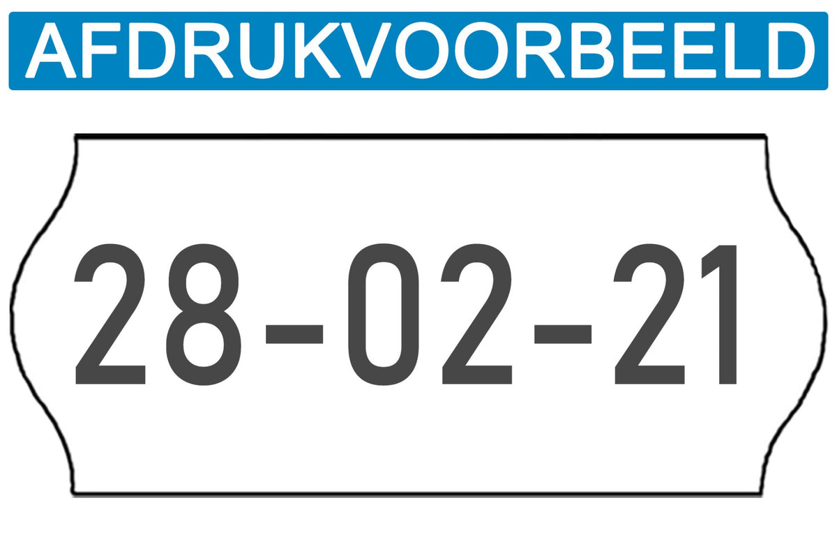 Prijstang starterset Jolly C8 incl. 4 rol etiketten + extra inktrol