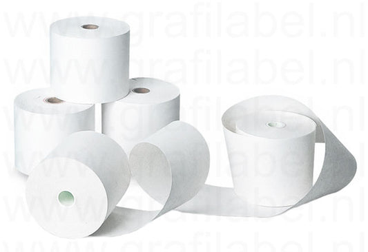 Kassarollen houtvrij 57x70x12mm  - 50 rollen per doos