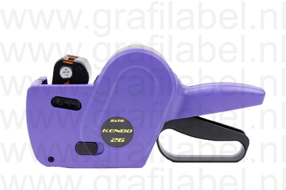 Prijstang starterset Sato Kendo 26-8 incl. 15.000 etiketten met opdruk t.h.t + extra inktrol
