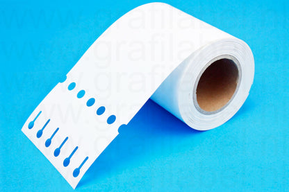 Wit Sleufetiket / Plantenlabel HDPE150 - 20 x 1,7cm (6 baans)