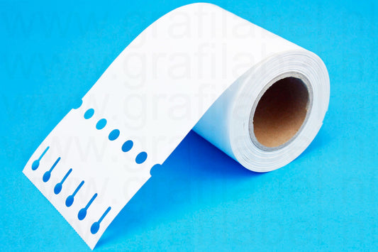 Wit Sleufetiket / Plantenlabel HDPE200 - 20 x 1,7cm (6 baans)