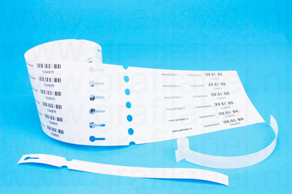Wit Sleufetiket / Plantenlabel HDPE150 - 20 x 1,7cm (6 baans)