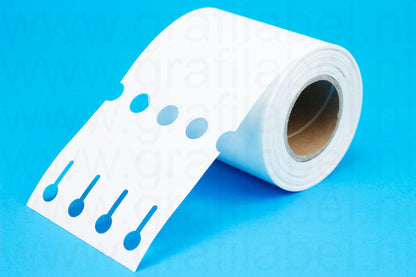 Wit Sleufetiket / Plantenlabel Tyvek - 20 x 2,5cm (4 baans)