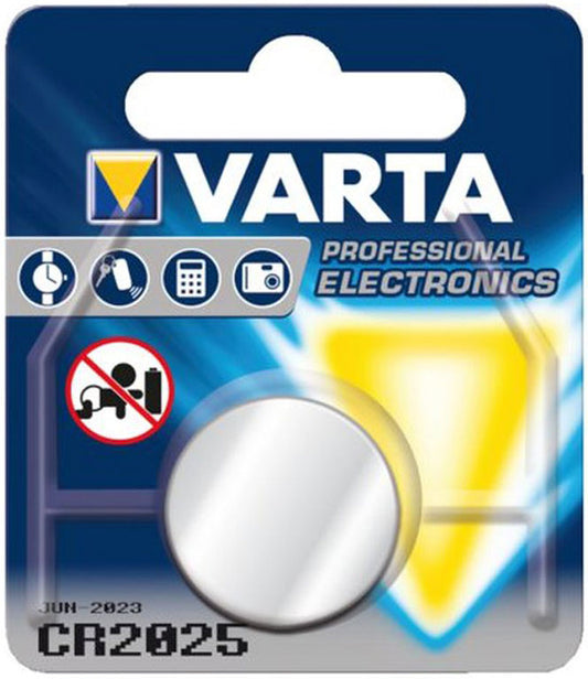 Batterij Varta knoopcel lithium 3V CR2025 1-pack