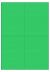 Groen A4 etiket / Laservel 105x148,5mm - 4 per vel permanent (doos à 200 vel)