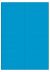 Blauw A4 etiket / Laservel 105x297mm - 2 per vel permanent (doos à 200 vel)