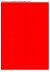 Fluor rood A4 etiket / Laservel 105x67,7mm - 8 per vel permanent (doos à 200 vel)