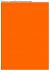 Fluor oranje A4 etiket / Laservel 210x280mm - 1 per vel permanent (doos à 200 vel)