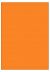 Oranje A4 etiket / Laservel 210x280mm - 1 per vel permanent (doos à 200 vel)