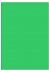 Groen A4 etiket / Laservel 210x280mm - 1 per vel permanent (doos à 200 vel)