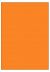 Oranje A4 etiket / Laservel 210x292mm - 1 per vel permanent (doos à 200 vel)