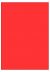 Rood A4 etiket / Laservel 210x292mm - 1 per vel permanent (doos à 200 vel)