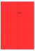 Rood A4 etiket / Laservel 210x297mm - 1 per vel permanent (doos à 200 vel)