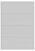 Polyester A4 etiket / Laservel Aluminium zilver mat - 210x74,25mm - 4 per vel - permanent (doos à 200 vel)