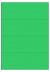 Groen A4 etiket / Laservel 210x74,25mm - 4 per vel permanent (doos à 200 vel)