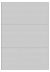 Polyester A4 etiket / Laservel Aluminium zilver mat - 210x99mm - 3 per vel - permanent (doos à 200 vel)