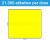 Prijsetiket fluor geel 29x28mm - permanente belijming - doos à 30 rol à 700 etiketten