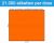 Prijsetiket fluor oranje 29x28mm - permanente belijming - doos à 30 rol à 700 etiketten
