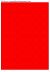 Fluor rood A4 etiket / Laservel Ø32mm-rond - 48 per vel permanent (doos à 200 vel)