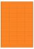 Oranje A4 etiket / Laservel 48,3x29,7mm - 36 per vel permanent (doos à 200 vel)