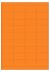 Oranje A4 etiket / Laservel 48,3x29,7mm - 36 per vel permanent (doos à 200 vel)