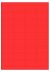 Rood A4 etiket / Laservel 48,3x29,7mm - 36 per vel permanent (doos à 200 vel)