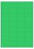 Groen A4 etiket / Laservel 48,3x29,7mm - 36 per vel permanent (doos à 200 vel)
